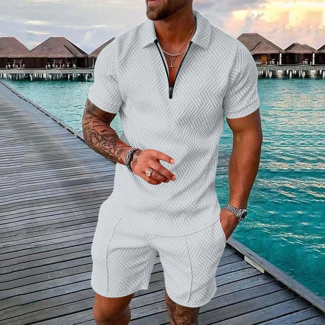 Smart Zip Tee and Shorts Set