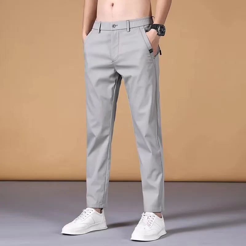 Fashion Men's Pants Summer Suit Pants Casual Korean Men's Pants Joggers Men Streetwear Casual Sports Pants