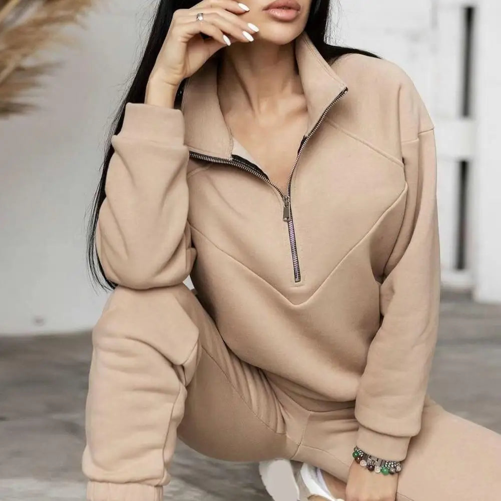 Women Casual Sweatshirt Pants Set