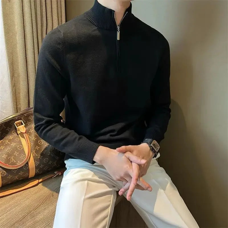 Men's Stylish Zip Up Sweater