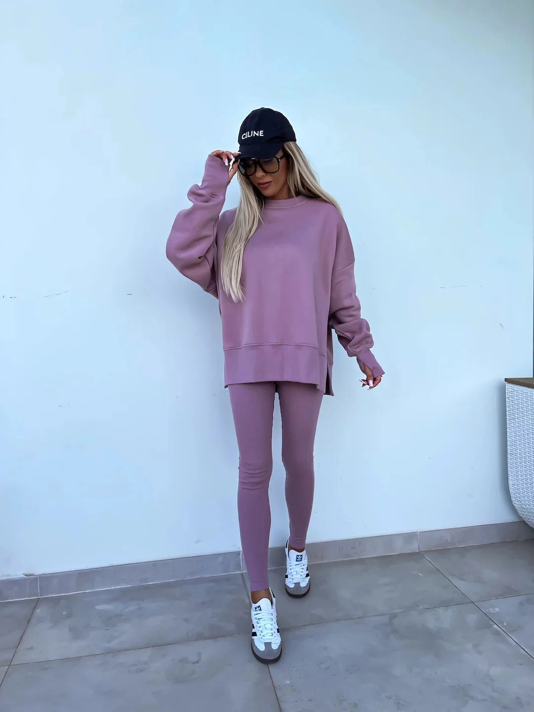 Luxe Lounge Spring Sweater & Trousers Set