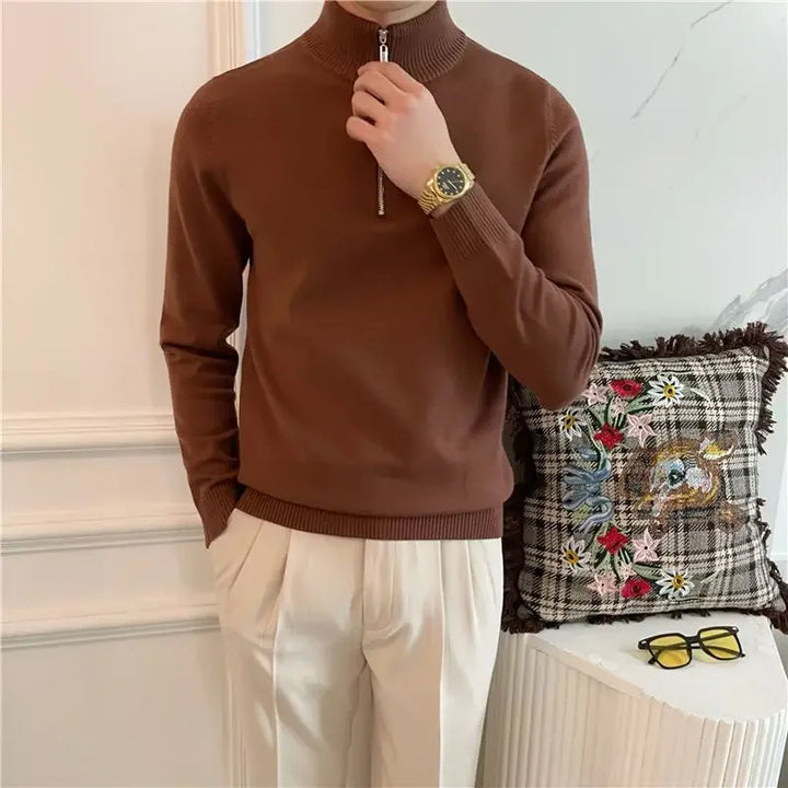 Men's Stylish Zip Up Sweater